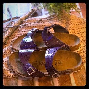 Purple Birkenstock Birkies size 38